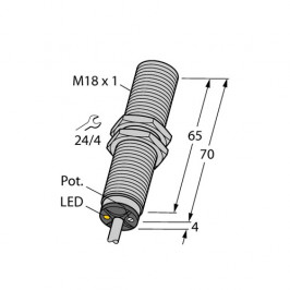 BC5-M18-AP4X | 2504001 емкостной датчик